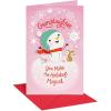 American Greetings Christmas Card for Granddaughter (Beautiful Ways You Shine)(Christmas Pun Stickers)