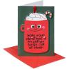 American Greetings Christmas Card with Ornament Keepsake – Designed by Kate Smith (Cup of Cheer)(Extra Large Cup of Cheer)