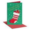 American Greetings Nephew Christmas Card from Uncle or Aunt (How Much You Mean)(Stocking)