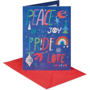 American Greetings Merry Christmas Card for Wife from Wife (Merry and Bright)(Christmas Icons and Ltg)