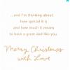 American Greetings Christmas Card for Dad, Reindeer and Winter Scene Holiday Greeting for Father (Family and Love)