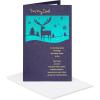 American Greetings Christmas Card for Dad, Reindeer and Winter Scene Holiday Greeting for Father (Family and Love)