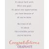 American Greetings Graduation Card with Gift Card Holder (Knowledge You’ve Gained)(The Incredible Person You’ve Become)