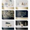 American Greetings Christmas Gift Card Holders, Gingerbread Man, Santa, and Presents (12-Count)(GCH XM ENVELOPE BLK GOLD 12CT)