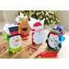 American Greetings Christmas Gift Card Holders, Snowman, Santa, Penguin and Deer (4-Count)(GCH MINI BAG TIPON JUVCHAR 4CT)