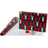 American Greetings Christmas Wrapping Paper, Red and Black Buffalo Plaid Holiday Gift Wrap Set (120 sq.ft., 4 rolls-30 in. x 12 ft., 7 Adhesive Bows, 30 Gift Tag Stickers) Rustic, Snowflakes, Reindeer