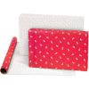 American Greetings Cute Reversible Christmas Wrapping Paper Rolls, White and Red Holiday Gift Wrap (120 sq. ft., 4 Rolls-30 in. x 12 ft.) Plaid, Candy Canes, Trees, Snowmen(Snowman  Tree  Candy Canes  Snowflakes)
