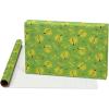 American Greetings Grinch Christmas Wrapping Paper Rolls, Green and Red Holiday Gift Wrap (105 sq. ft., 3 Rolls-30 in. x 14 ft., Cut Lines) Cindy Lou Who, Max, Grinch Christmas Tree