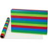 American Greetings Reversible Kids Christmas Wrapping Paper Rolls, Santa, Snowmen, Candy Canes, Red and Green Holiday Gift Wrap (120 sq. ft., 3 Wide Rolls-30 in. x 12 ft.) Stripes, Dots, Snowflakes(Santa  Snowmen  and Stripes)
