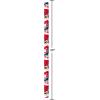 American Greetings Reversible Rainbow Christmas Wrapping Paper Roll, Colorful Holiday Gift Wrap (60 sq. ft., 1 Standard Roll Wrap-30 in. x 24 ft.) Rainbow Stripes, Snowflakes, and Dots(Santa’s Sleigh)