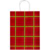 American Greetings 13” Large Christmas Gift Bags, Santa, Snowman, Snowflakes and Merry Christmas (12 Bags)(Stripes  Polka Dots and Plaid)