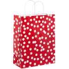 American Greetings 13” Large Christmas Gift Bags, Santa, Snowman, Snowflakes and Merry Christmas (12 Bags)(Stripes  Polka Dots and Plaid)