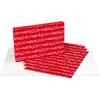 American Greetings Christmas Wrapping Paper Sheets, Elves, Stripes and Christmas Lettering (12 Sheets, 30 in. x 20 in.)(3FW 12SHT P XM FEM RED AND PINK)