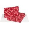 American Greetings Christmas Wrapping Paper Sheets, Elves, Stripes and Christmas Lettering (12 Sheets, 30 in. x 20 in.)(4FW 16SHT P XM RED AND BLACK)