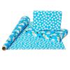 American Greetings Reversible Kids Christmas Wrapping Paper Rolls, Red, Blue, Green Holiday Gift Wrap (120 sq. ft., 3 Wide Rolls-40 in. x 12 ft.) Penguins, Snowmen, Merry Christmas, Ho Ho Ho(Santa  Snowflakes and Snowmen)