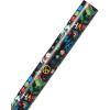 American Greetings Reversible Kids Christmas Wrapping Paper Rolls, Red, Blue, Green Holiday Gift Wrap (120 sq. ft., 3 Wide Rolls-40 in. x 12 ft.) Penguins, Snowmen, Merry Christmas, Ho Ho Ho(Dinosaurs  Yetis and Unicorns)