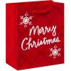American Greetings Small Christmas Gift Bags for Kids, Animals and Santa (5 Bags)(SM XMAS BAG BUNDLE RDWHTGRN 5CT)