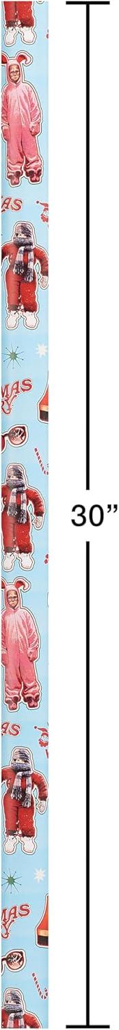 imageAmerican Greetings Christmas Wrapping Paper Rolls Classic Holiday Movie Themed Gift Wrap 105 sq ft 3 Rolls30 in x 14 ft Buddy the Elf Clark Griswold Ralphie and Leg Lamp