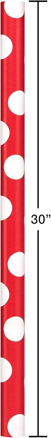 imageAmerican Greetings Jumbo Kids Christmas Reversible Wrapping Paper Roll Red and Blue Holiday Gift Wrap 175 sq ft 1 Extra Large Roll30 in x 70 ft Penguins Polar Bears Santa SnowflakesRed and Gold