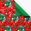 American Greetings Kids Christmas Wrapping Paper, Minecraft Wrapping Paper Christmas Roll, Red and Green Gift Wrap (1 Reversible Roll, 75 sq. ft.) Creeper, Snowman, Pixels, Gift Boxes(SR 30 75SQ PR FSC XM MINECRAFT)