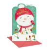 American Greetings Baby’s First Christmas Card (So Sweet)(Baby Snowman w Lights)