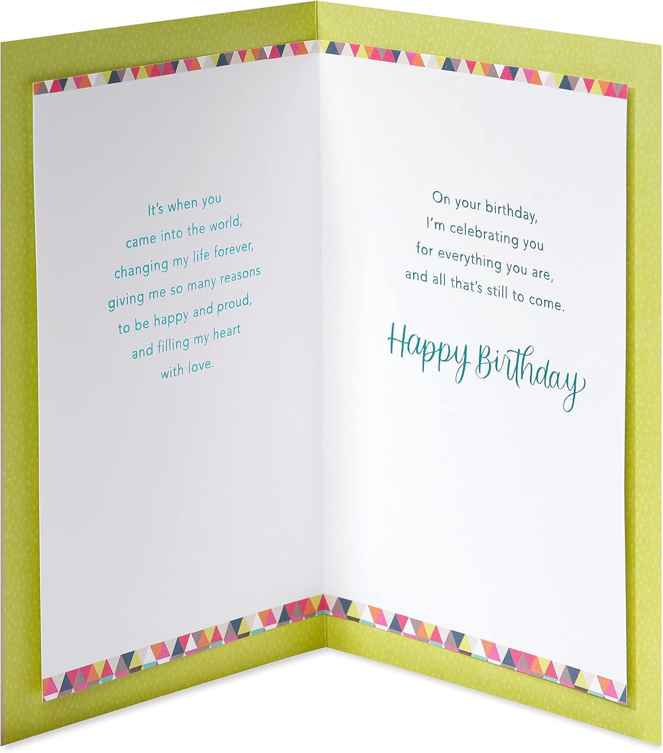image:imageAmerican Greetings Birthday Card for Son Dear SonGeometric Bday Cake