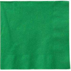 American Greetings Festive Green Lunch Napkins, 50 Count, Party Supplies