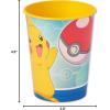 American Greetings Pokemon Party Supplies, 16 oz Reusable Plastic Cups (12-Count)