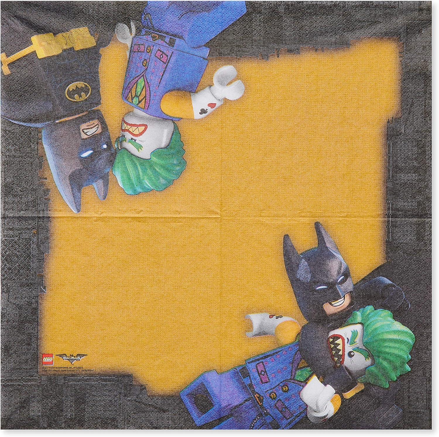 image:imageAmerican Greetings Lego Batman Paper Lunch Napkins for Kids 48CountMulticolored