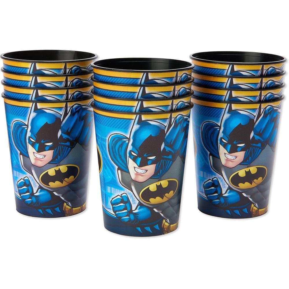 image:imageAmerican Greetings Batman Plastic Cups for Kids 12Count