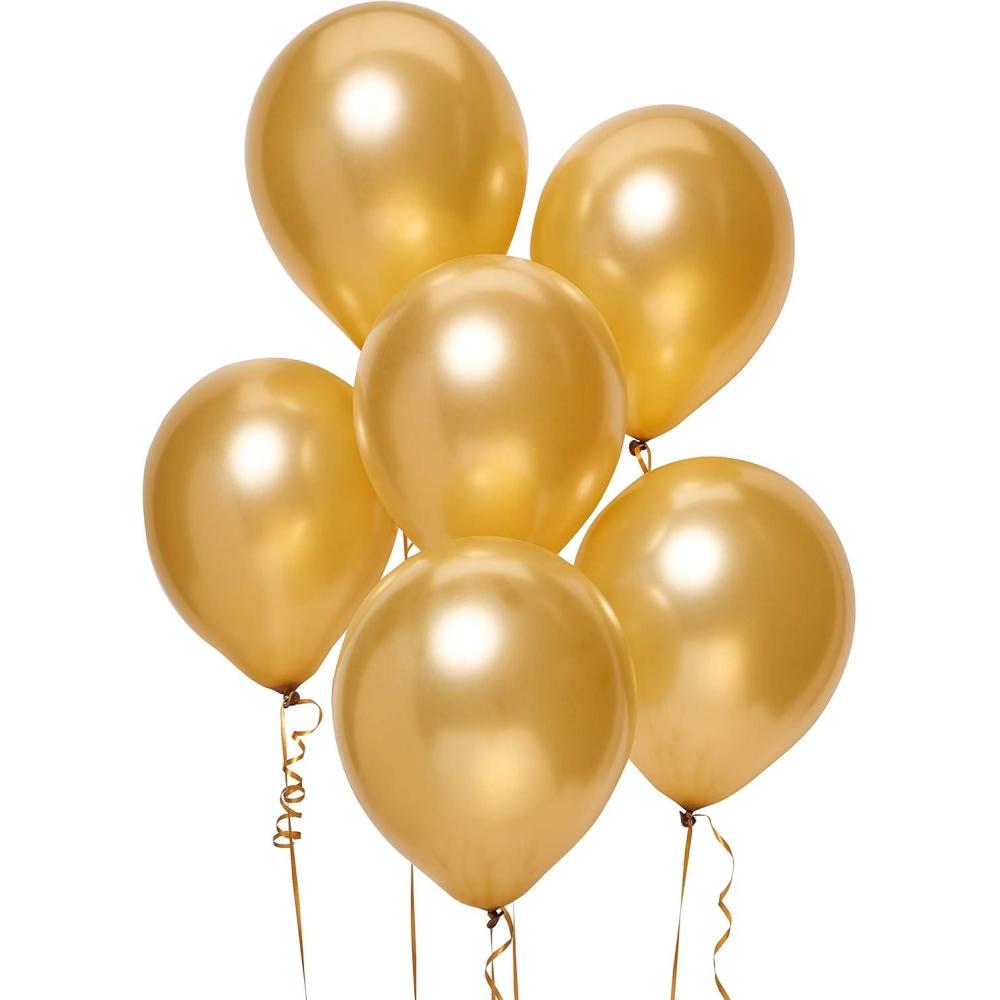 image:imageAmerican Greetings Gold Balloons Bulk 100Count