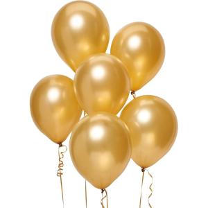 American Greetings Gold Balloons, Bulk (100-Count)