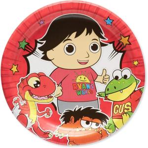 American Greetings Ryan’s World Party Supplies, Paper Dinner Plates (8-Count)