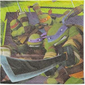 American Greetings Teenage Mutant Ninja Turtle (TMNT) Party Supplies, Paper Lunch Napkins (48-Count)(Paper Lunch Napkins)