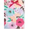 American Greetings 10″ Medium Gift Bag With Tissue Paper (Floral) For Weddings, Bridal Showers, Birthdays And All Occasions (1 Bag, 6-Sheets)(Painted Floral)