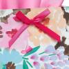 American Greetings 10″ Medium Gift Bag With Tissue Paper (Floral) For Weddings, Bridal Showers, Birthdays And All Occasions (1 Bag, 6-Sheets)(Painted Floral)