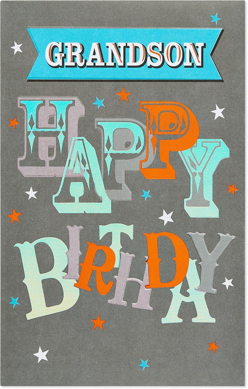 image:imageAmerican Greetings Birthday Card for Grandson You Can Do AnythingAwesome