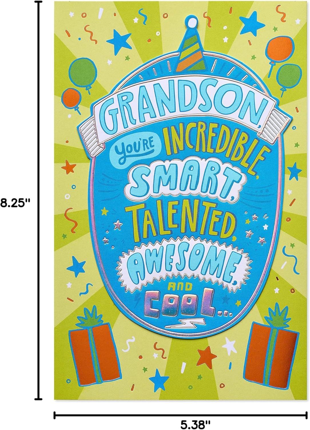 image:imageAmerican Greetings Birthday Card for Grandson You Can Do AnythingBragging About You