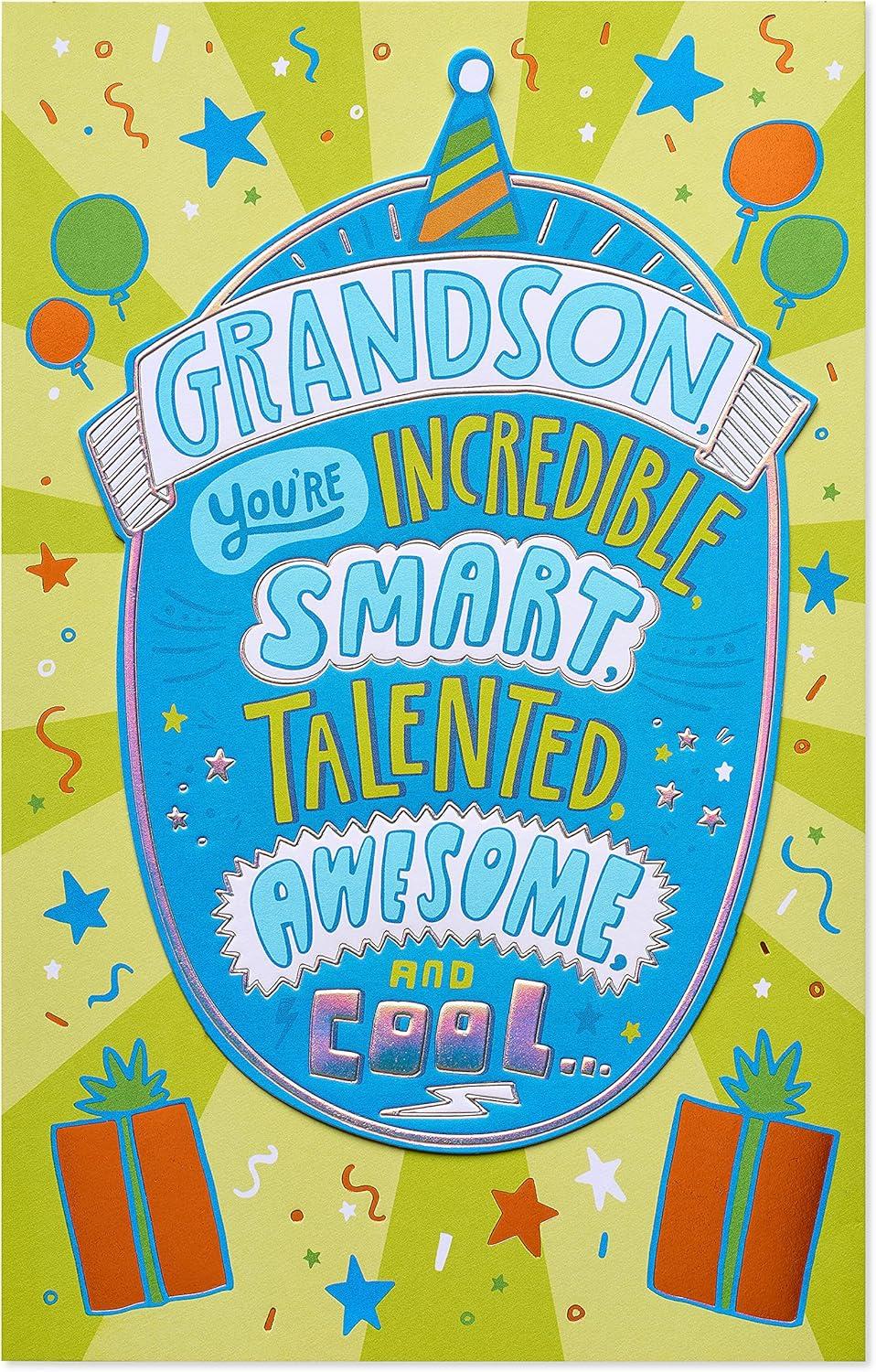 image:imageAmerican Greetings Birthday Card for Grandson You Can Do AnythingBragging About You