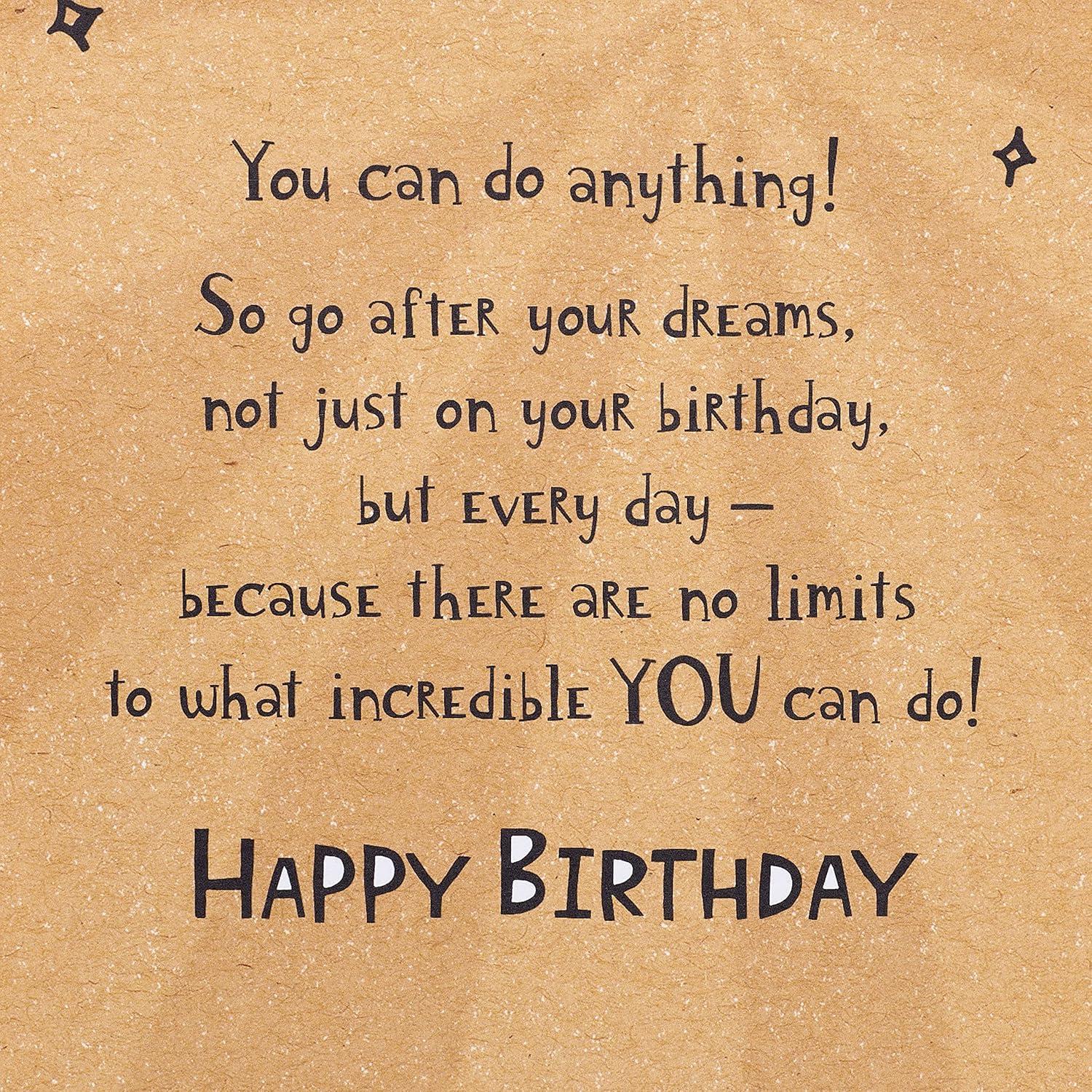 image:imageAmerican Greetings Birthday Card for Grandson You Can Do AnythingYou Can Do Anything