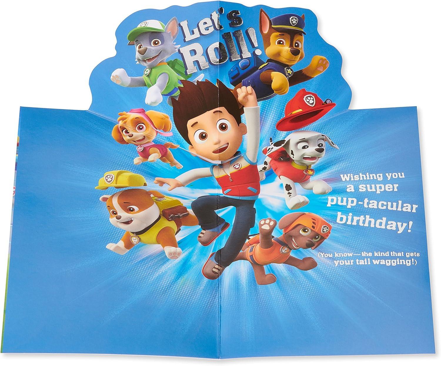 image:imageAmerican Greetings Birthday Card for Kids Big Slice of FunPj Masks