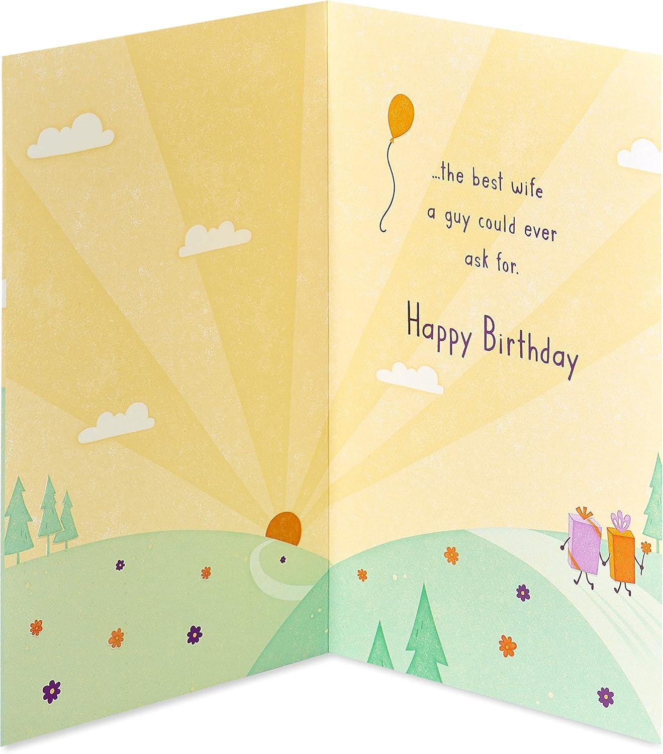 image:imageAmerican Greetings Birthday Card for Wife You Make the World a Magical PlaceBeauty and Brains