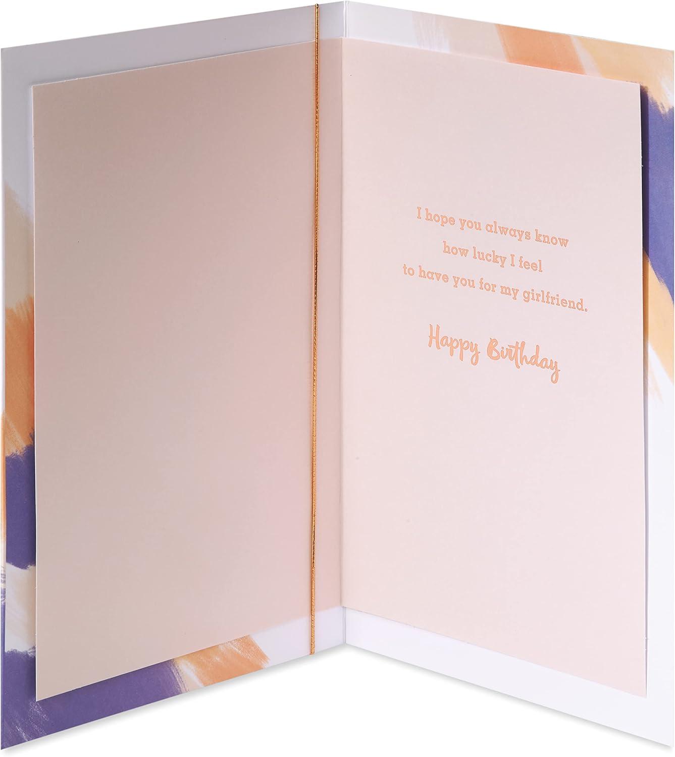 image:imageAmerican Greetings Romantic Birthday Card Right Place Right TimeHow Lucky I Feel