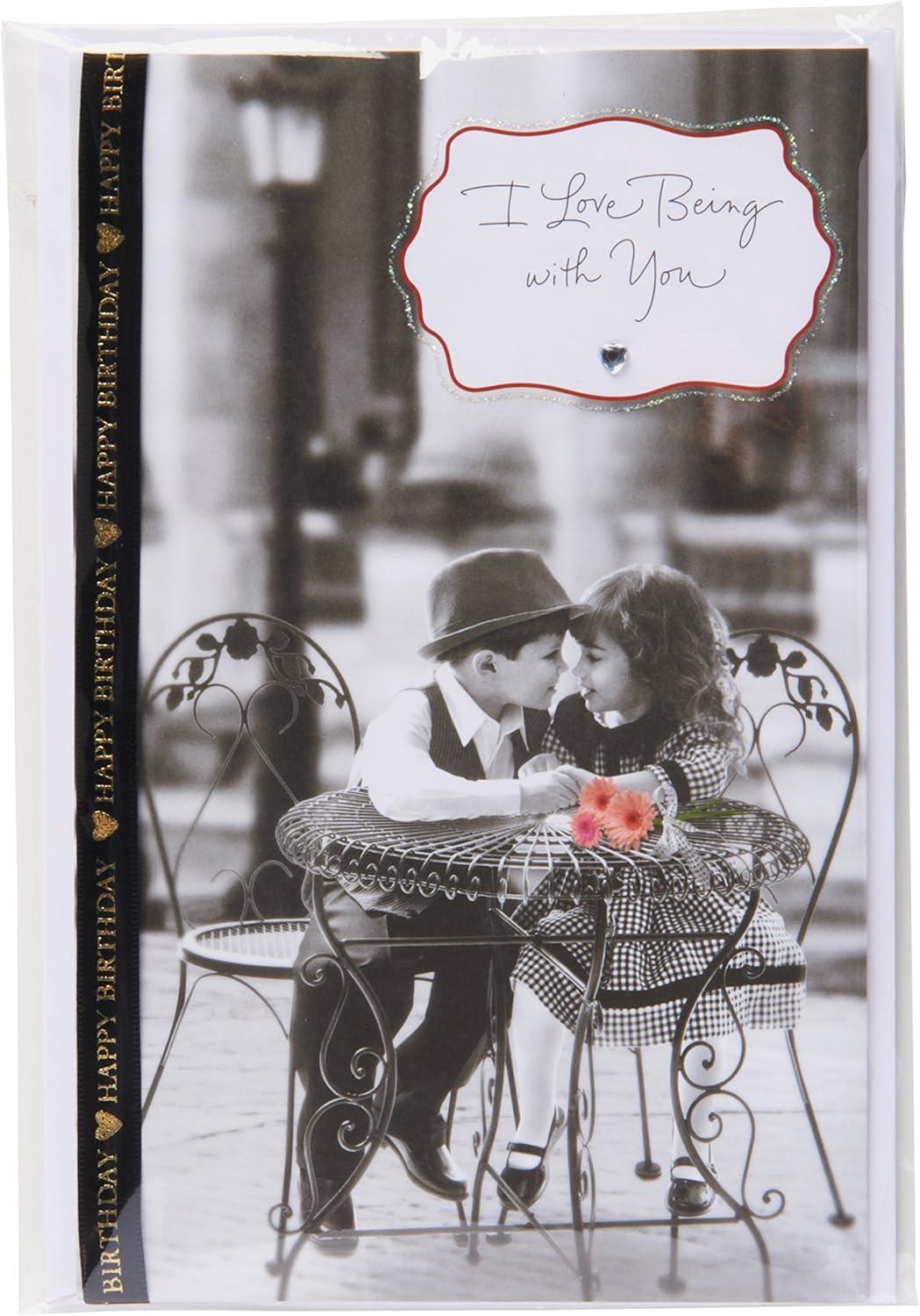 image:imageAmerican Greetings Romantic Birthday Card Right Place Right TimeLove Being with You