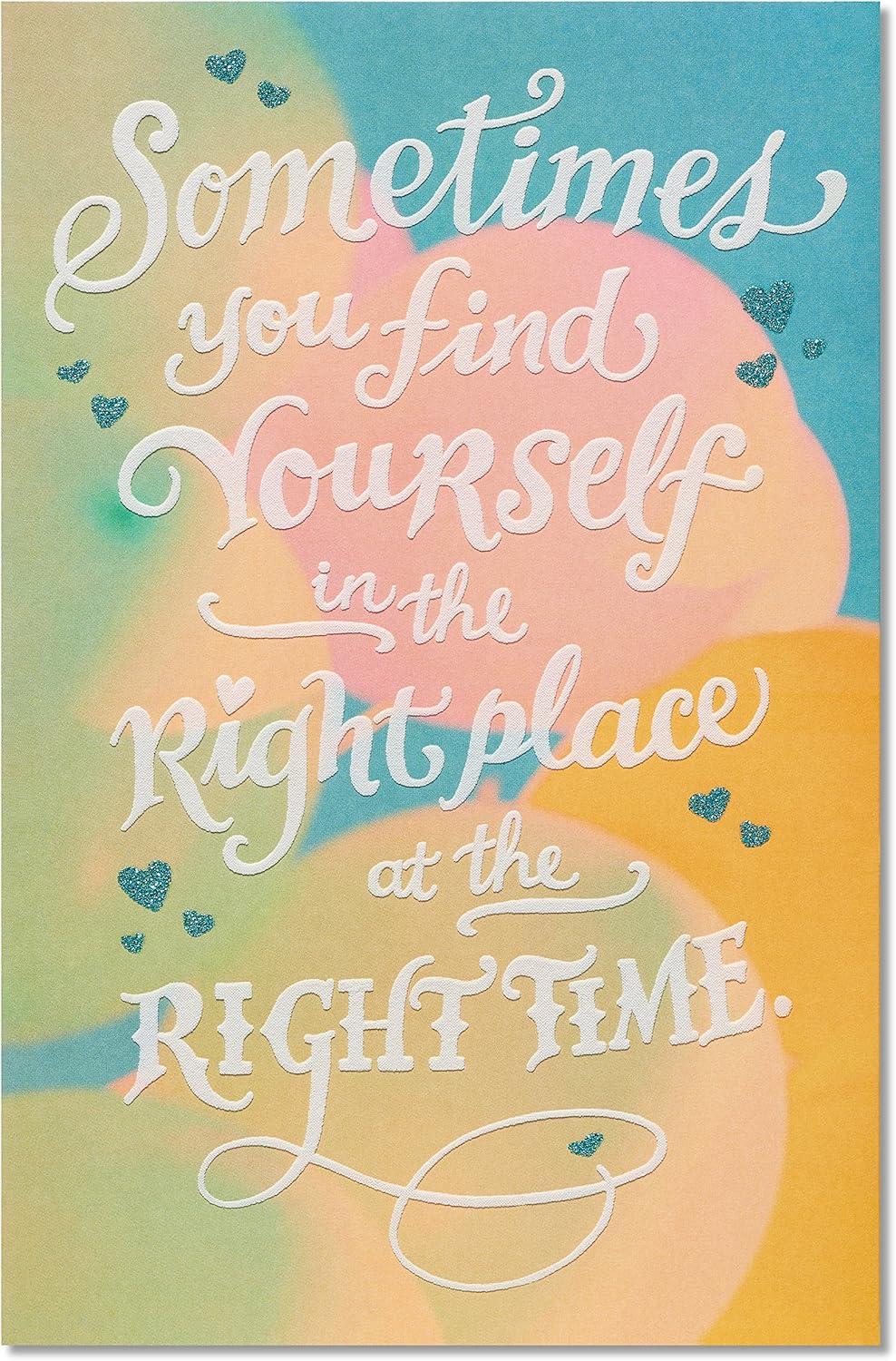 image:imageAmerican Greetings Romantic Birthday Card Right Place Right TimeRight Place Right Time