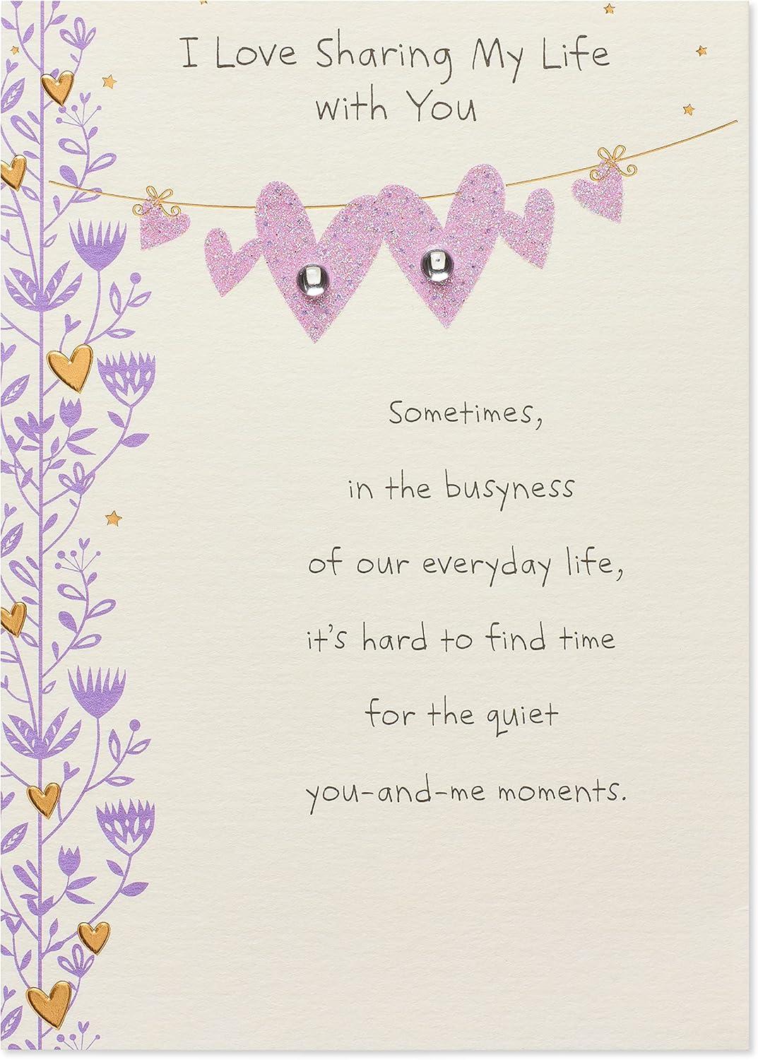 image:imageAmerican Greetings Romantic Birthday Card Right Place Right TimeYouAndMe Moments