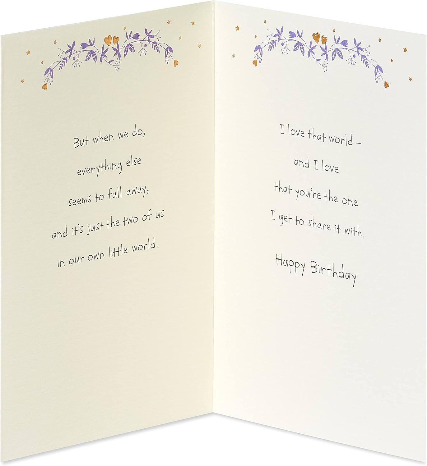 image:imageAmerican Greetings Romantic Birthday Card Right Place Right TimeYouAndMe Moments