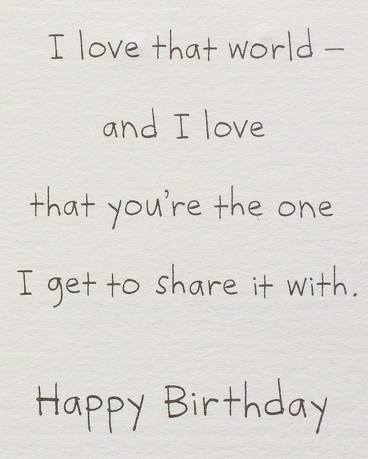 image:imageAmerican Greetings Romantic Birthday Card Right Place Right TimeYouAndMe Moments