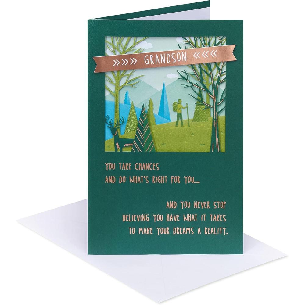 image:imageAmerican Greetings Birthday Card for Grandson You Can Do AnythingOne of The Many Reasons