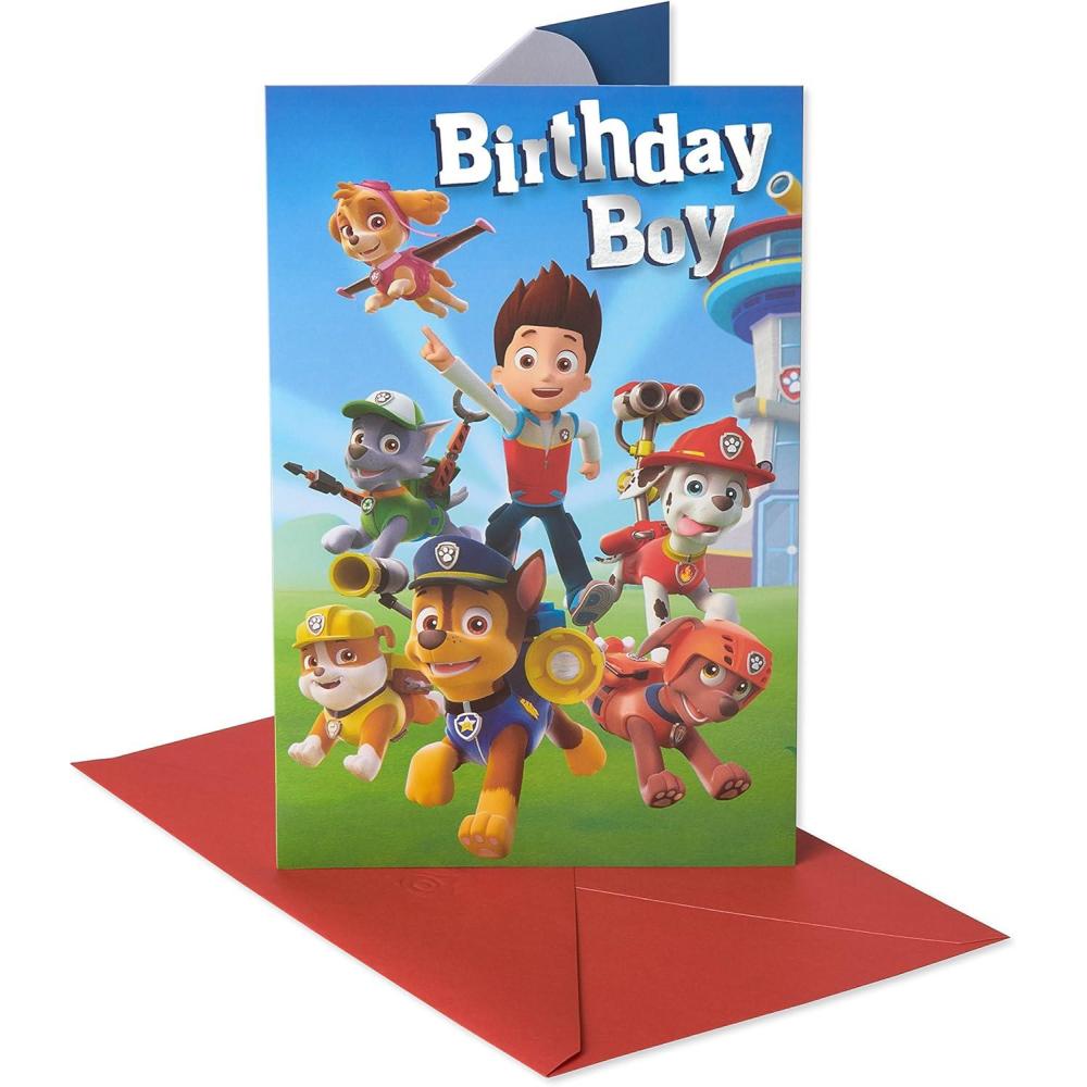 image:imageAmerican Greetings Birthday Card for Kids Big Slice of FunPj Masks